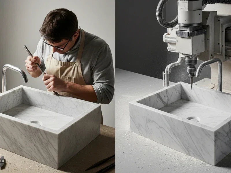 handcrafted-vs-cnc-cut-marble-sinks-what-luxury-buyers-should-know