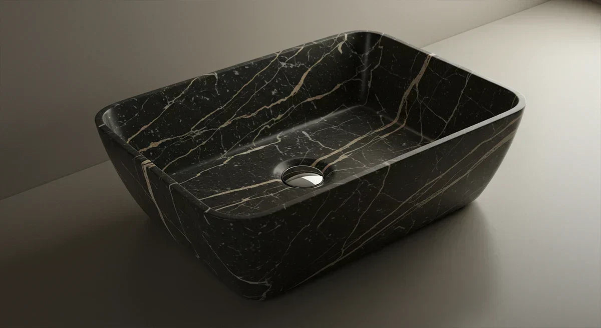 The Allure of Baygara Black Marble Sinks