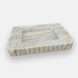 Calacatta Gold Marble Sink – Custom Vessel for Powder Room