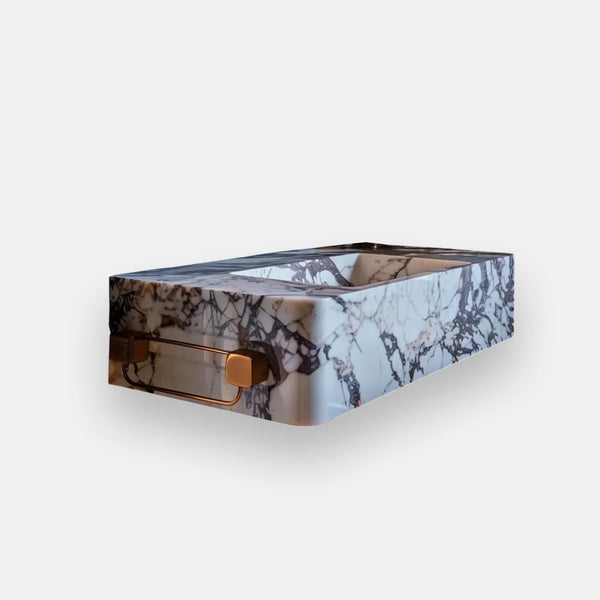 Custom Marble Vessel Sink for Bathroom and Powder Room