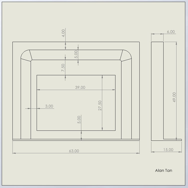 Alan Tan CUSTOM ORDER (Marble Fireplace Repeat payment)