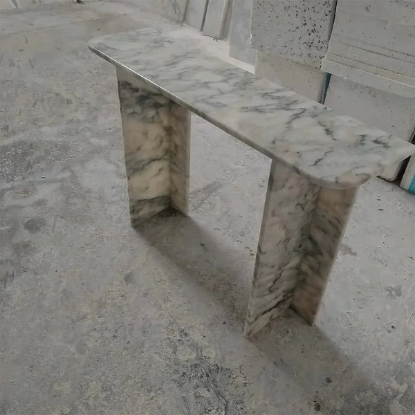 Calacatta Green Marble Console Table hover