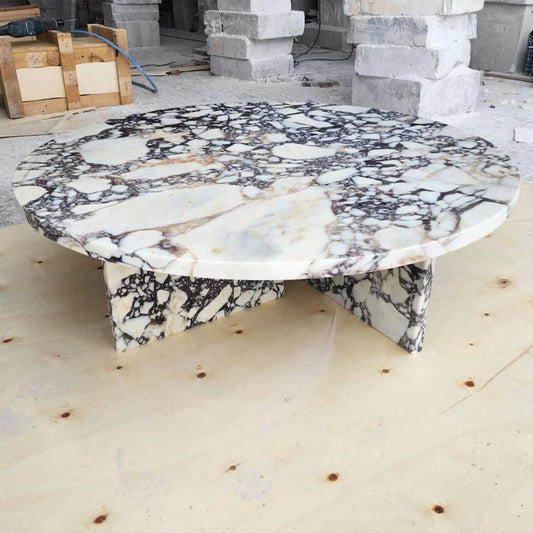 ONS Marble Calacatta Viola Marble Coffee Table