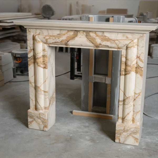 Classic Fireplace Mantel With Columns hover