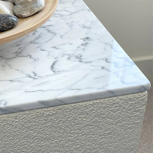 ONS Marble Custom Marble Radiator Shelf - Nightstand Top