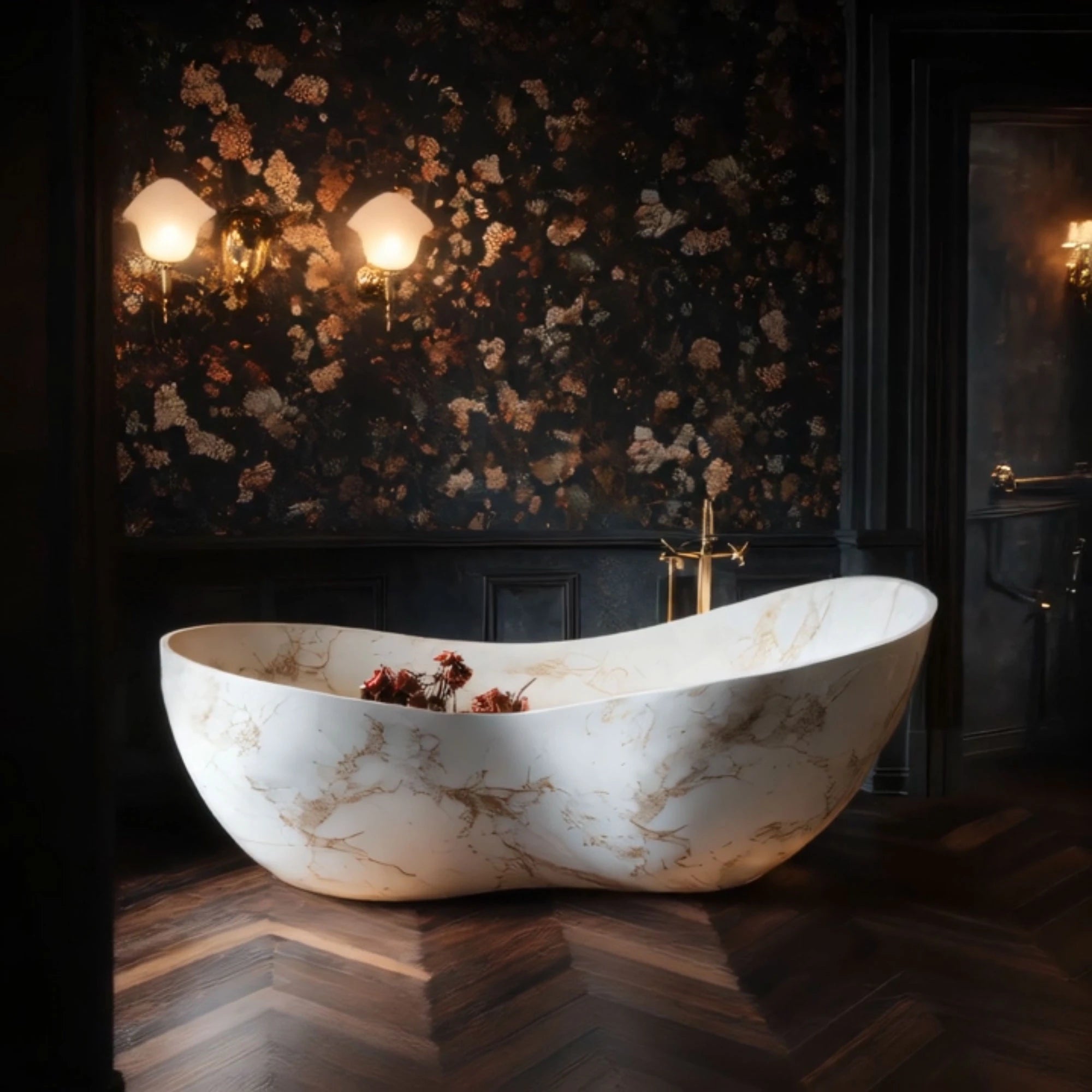 elegance marble bathtub
