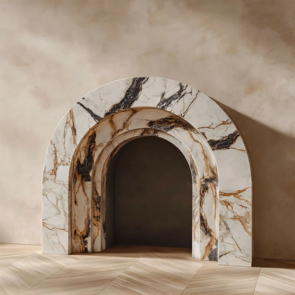 Marble Arch Fireplace Mantel hover