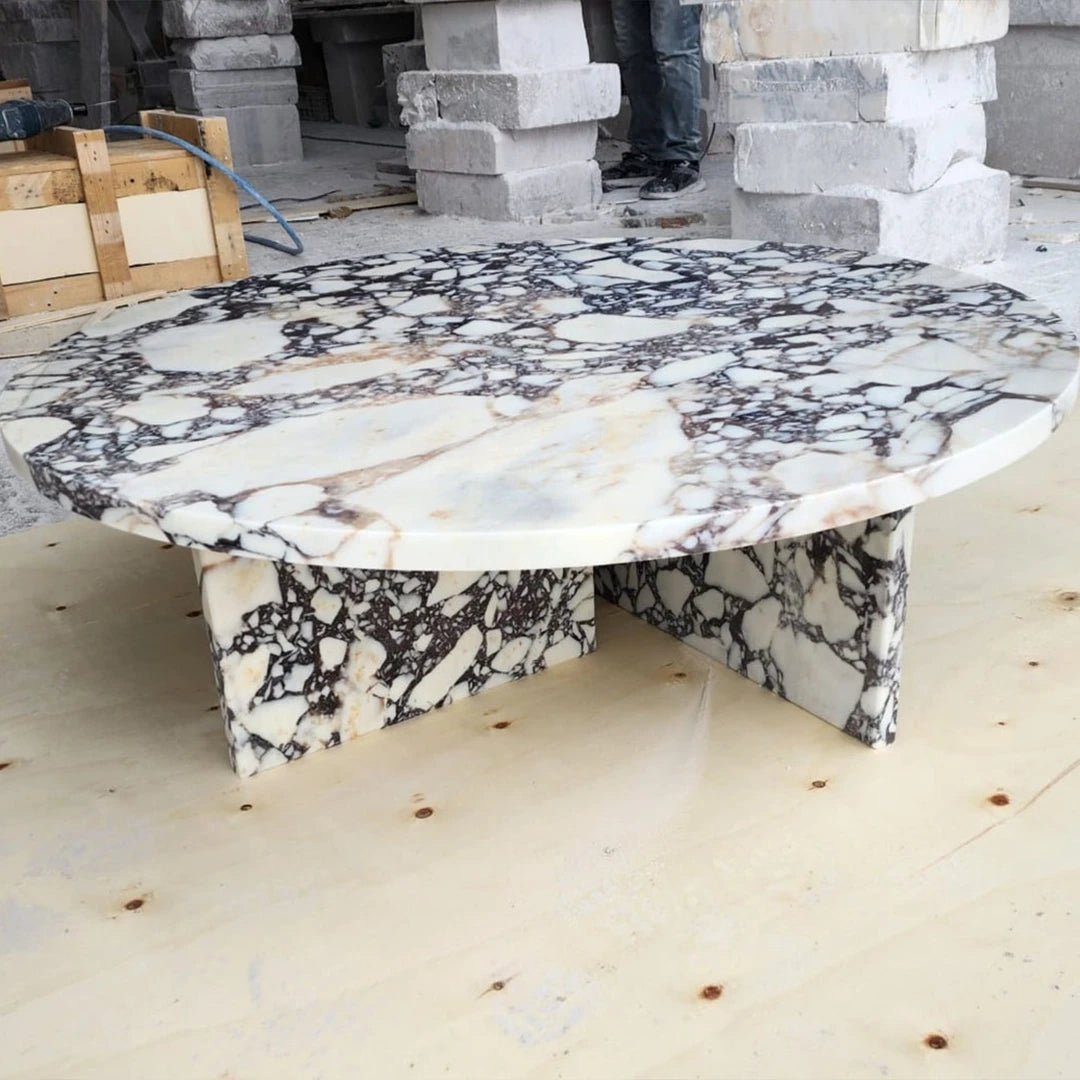 ONS Marble Calacatta Viola Marble Coffee Table