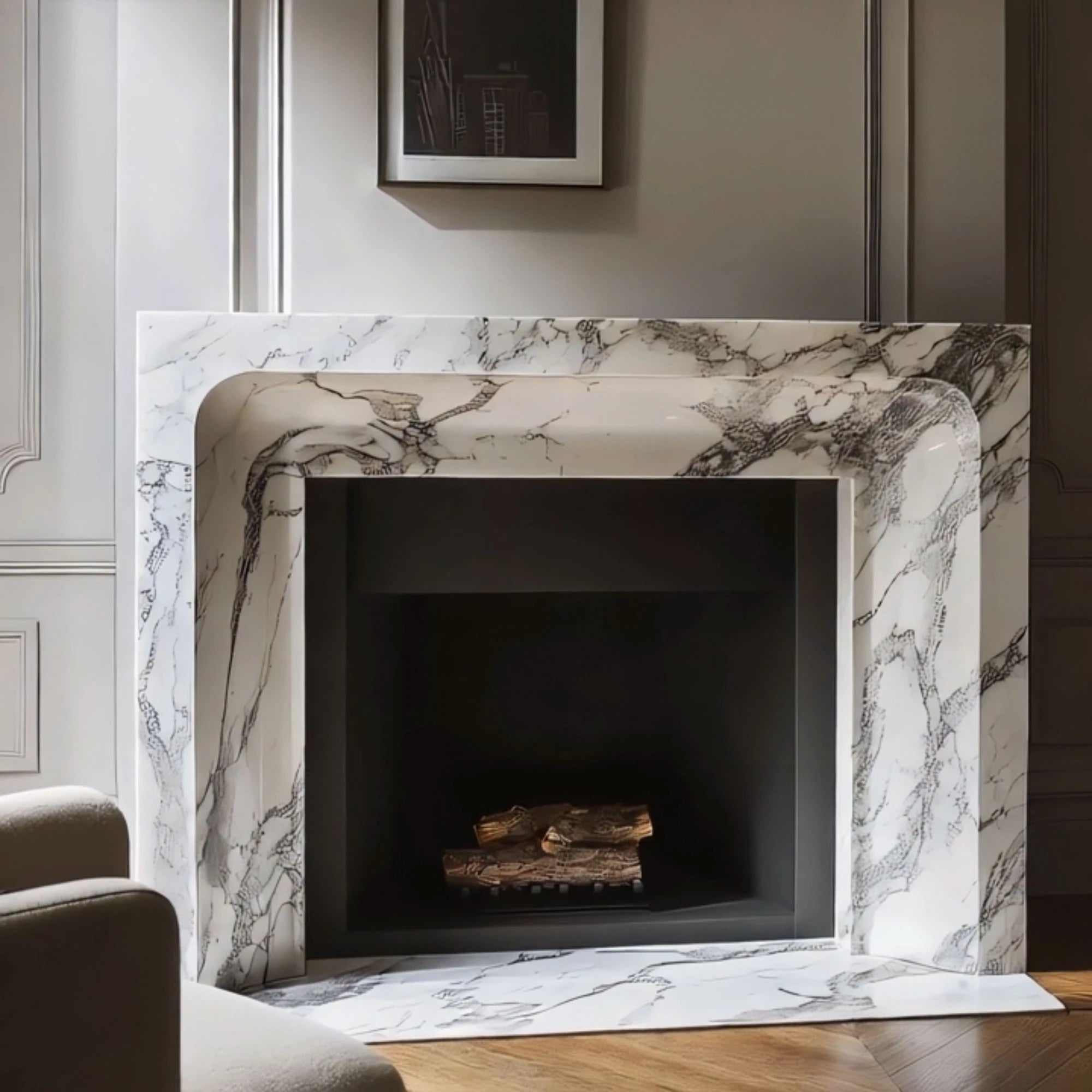 grace marble mantel design