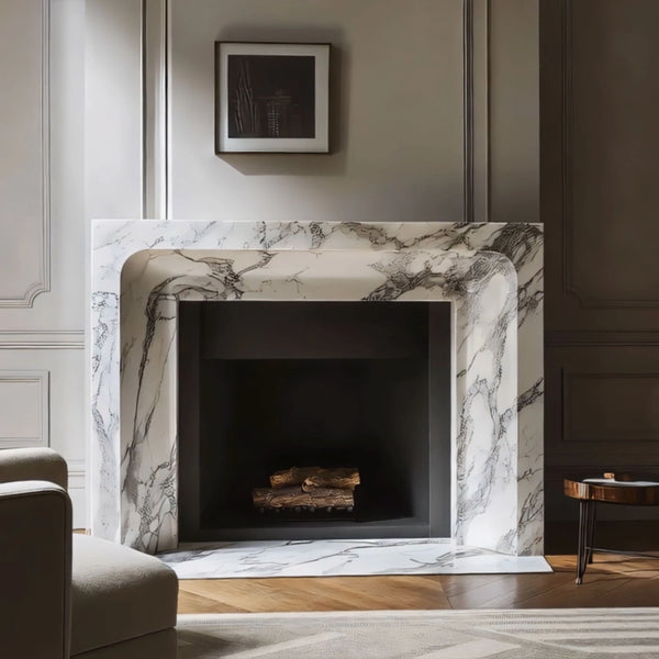 Grace Marble Fireplace Mantel hover