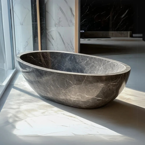 Veined Elegance Marble Bathtub hover