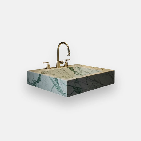 Floating Marble Rectangular Sink