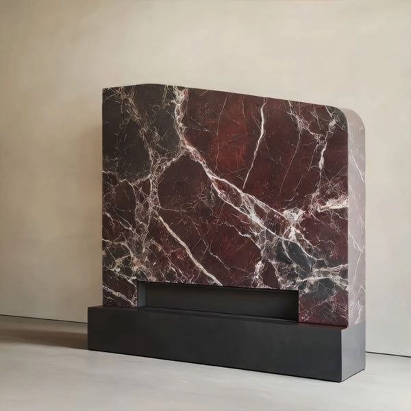 Luxe Line Marble Fireplace Mantel hover