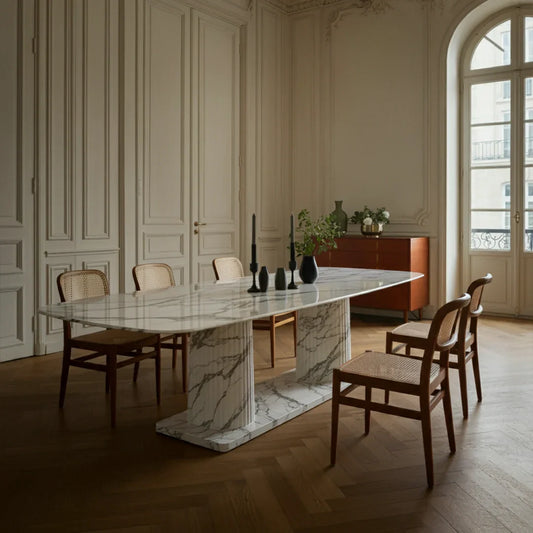 luxury marble dining table