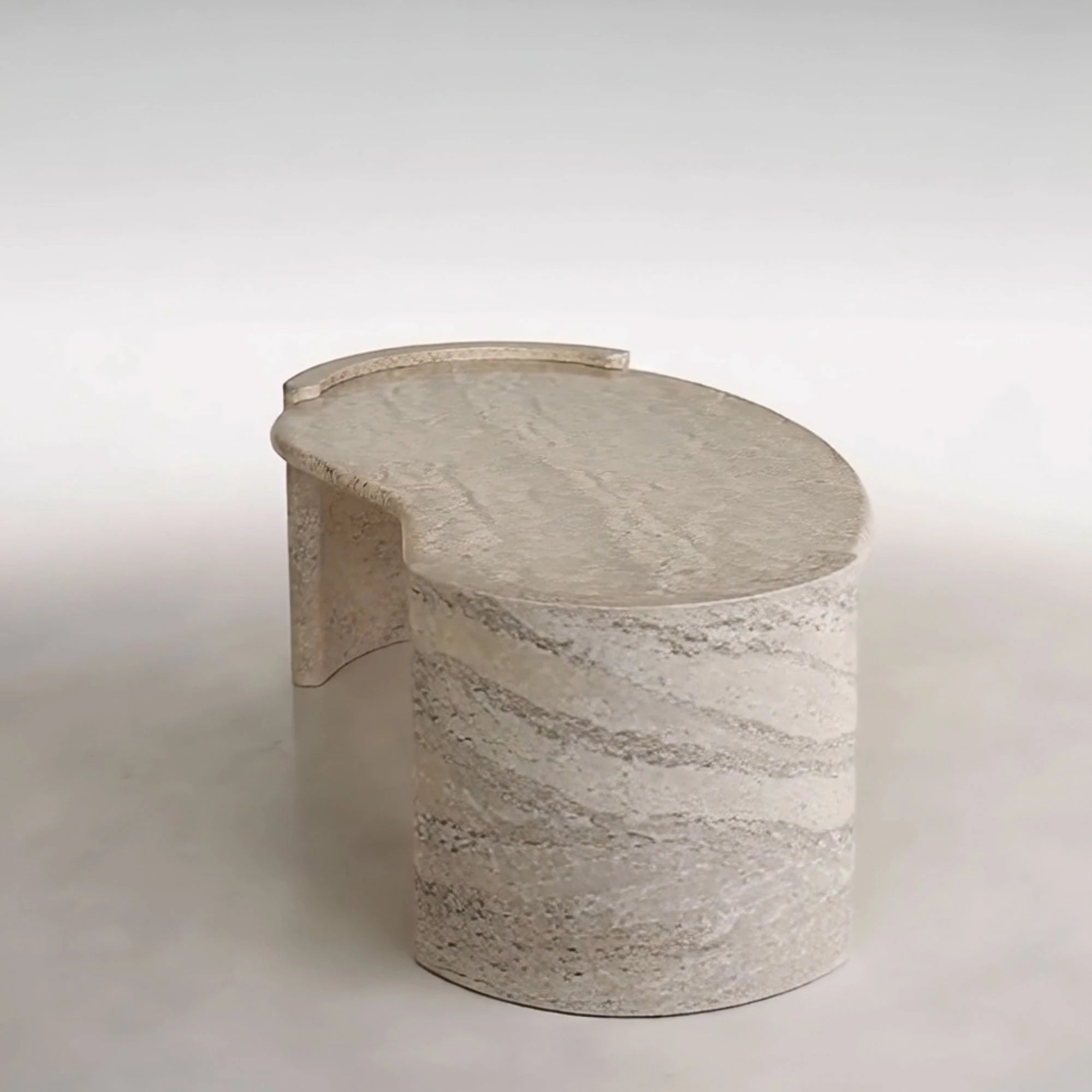luxury stone center table travertine design