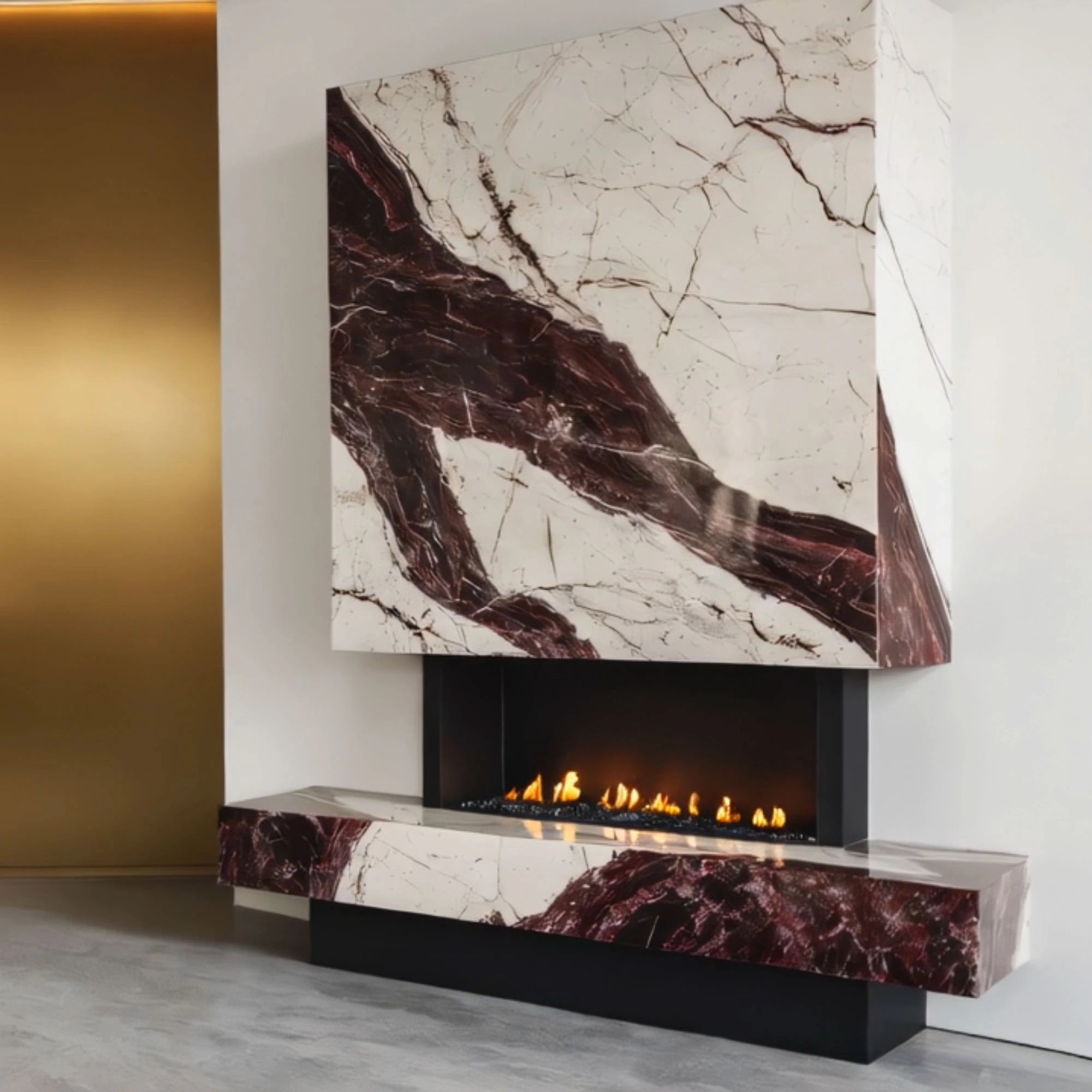 marble elegance tv console
