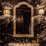 marble frame wall mirror
