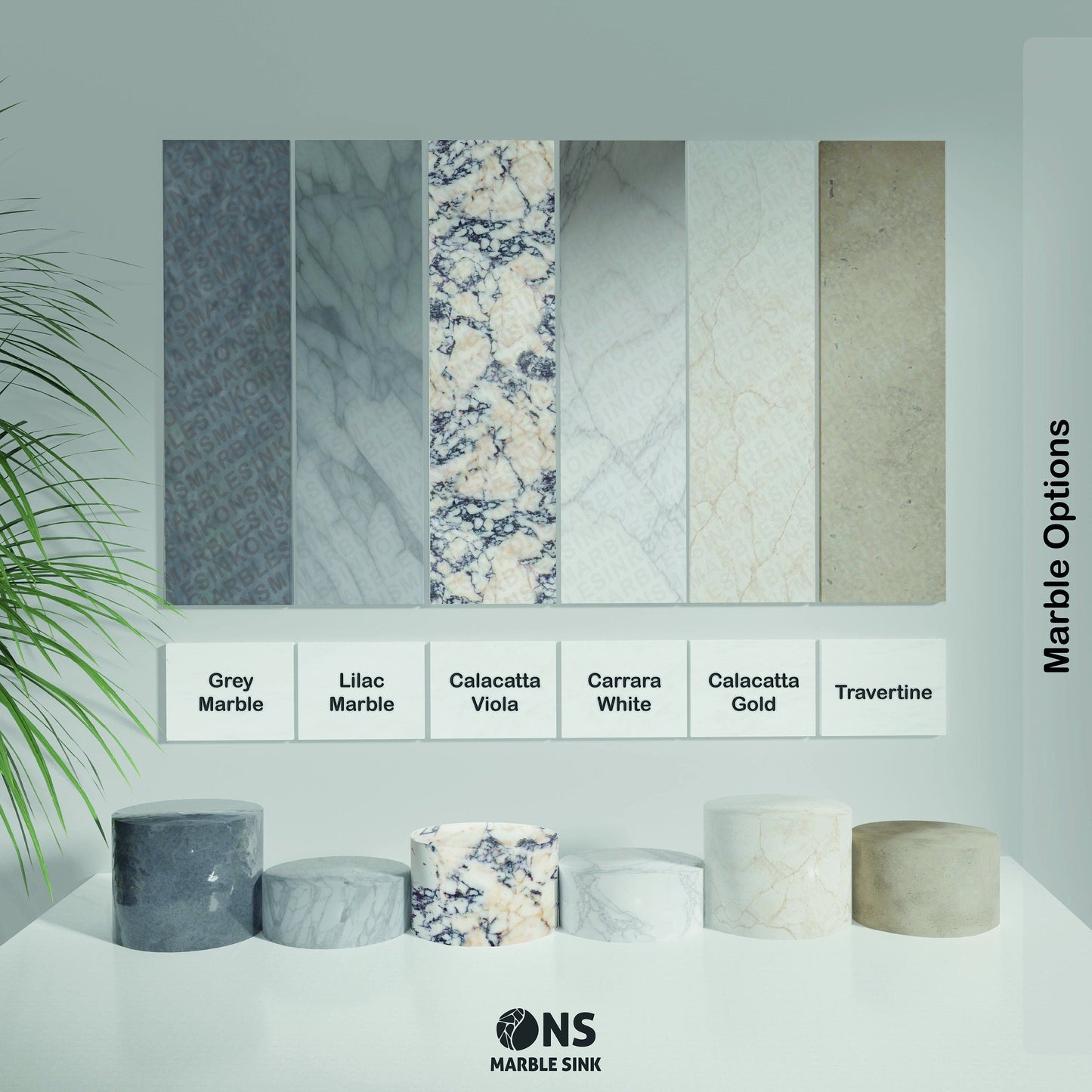 ONS Marble Marble Sink