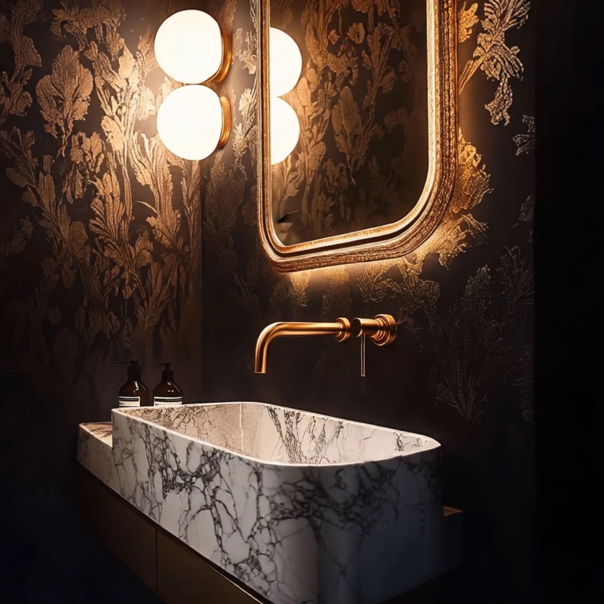 marble vanity top for luxury bathroom