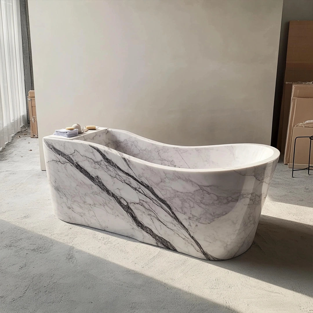 marble vein elegance bathtub