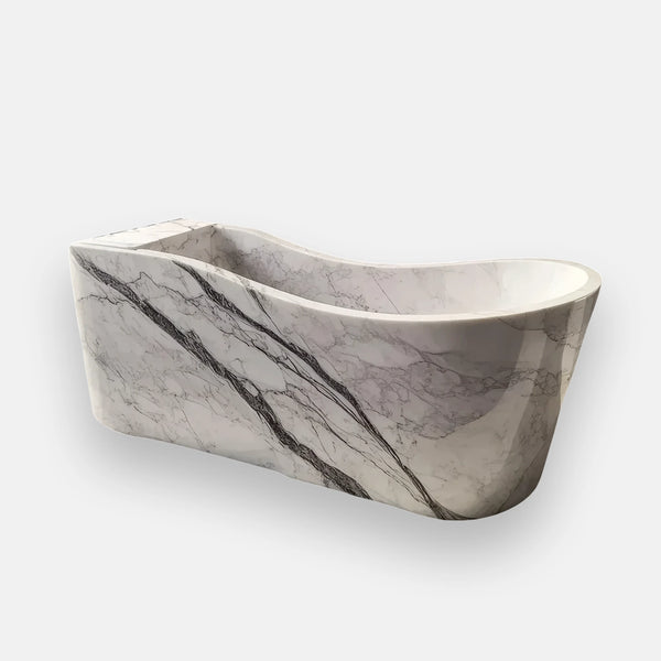 Marble Vein Elegance Bathtub