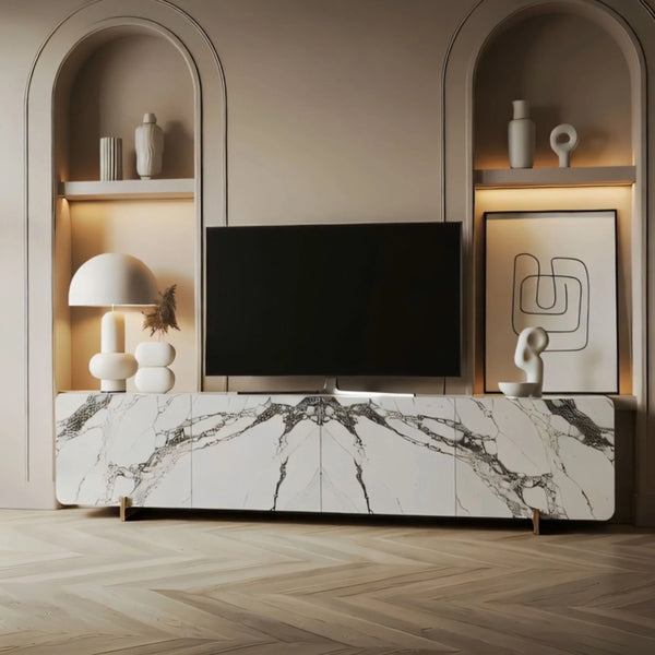 Modern Marble TV Console hover
