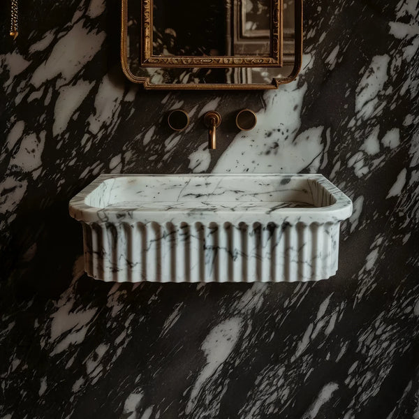 Powder Room Stone Sink hover