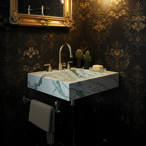 Floating Marble Rectangular Sink hover