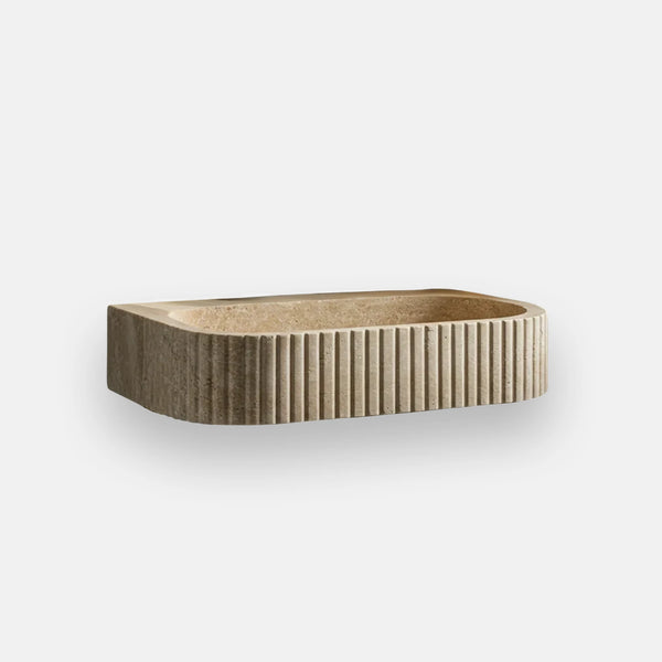 Sculpted Travertine Washbasin