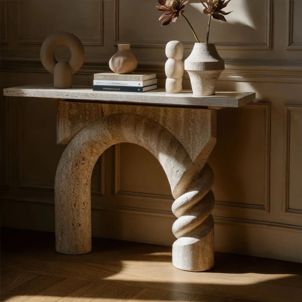 Twisted Arch Console Table hover