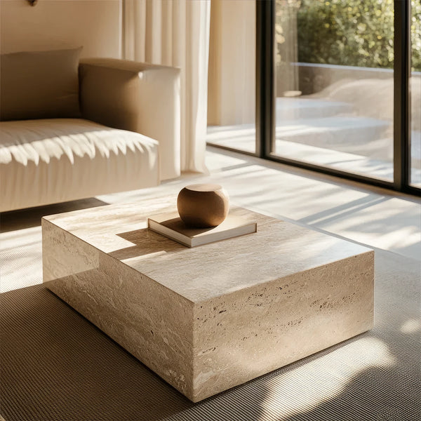 Stone Block Coffee Table