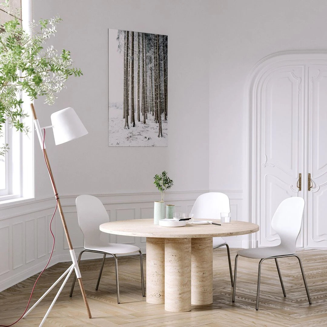 ONS Marble Travertine Marble Dining Table