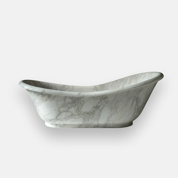 Vintage Charm Marble Bathtub