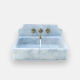 wall mounted marble vanity sink
